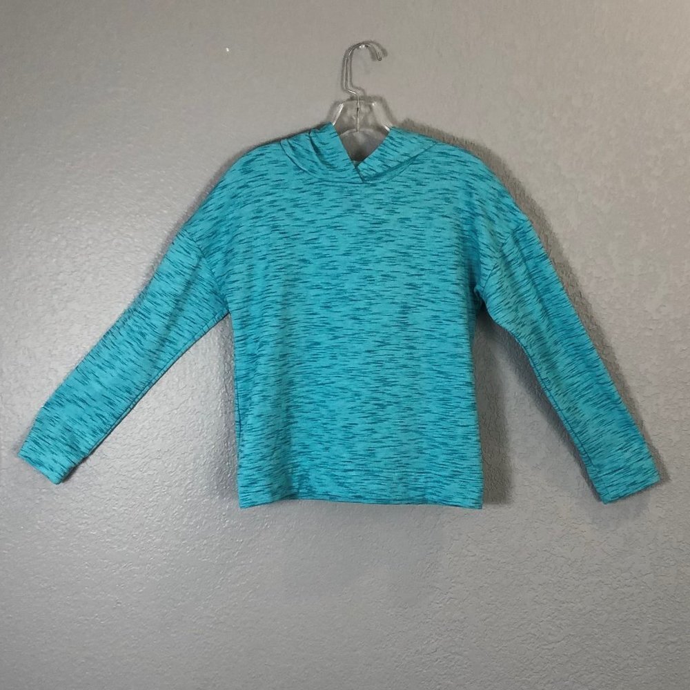 Champion Size XL (14-16)  Blue Pull-Over Hoodie